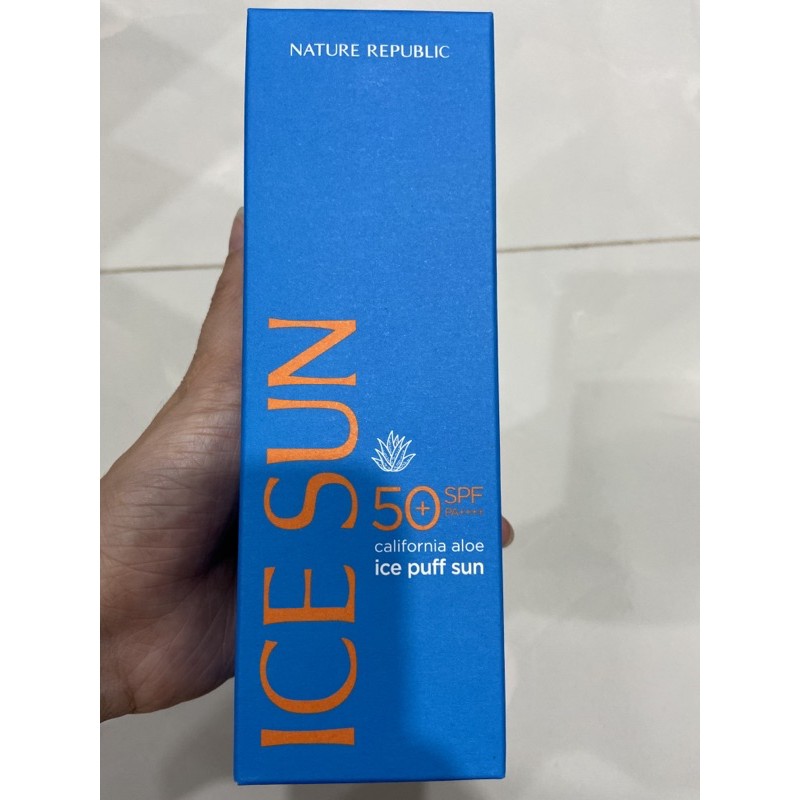 Kem chống nắng Ice Sun Nature Republic SPF 50 PA+++ Hàn Quốc