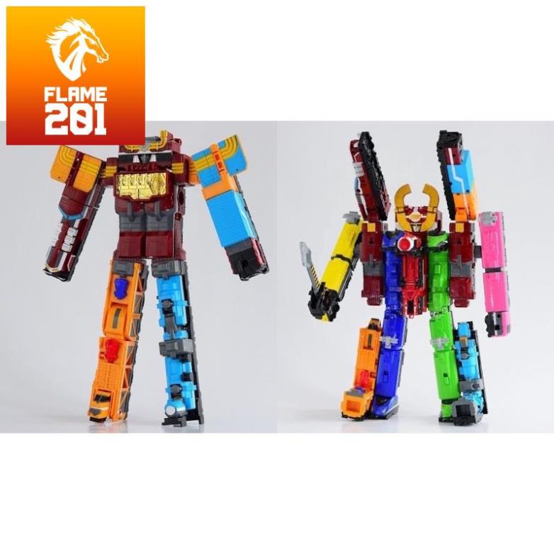 TPHCM TPHCM Đồ chơi siêu nhân Robo chiến đội hoả xa Toqger Set nguyên con lớn