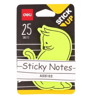 Giấy Note Ghi Chú Deli A55102 - Hình Ảnh Động Vật