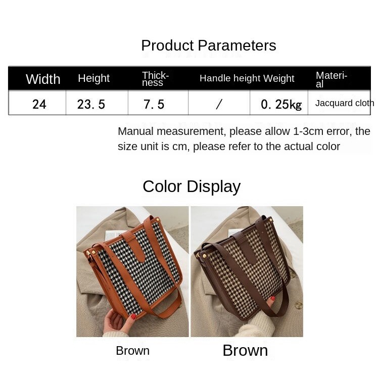 Túi Đeo Vai Cỡ Lớn Thời Trang Thu Đông Cho Nữ