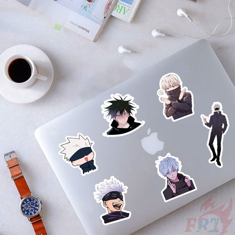 Bộ 100 Miếng Dán Chống Nước Chủ Đề Phim Anime Jujutsu Kaisen