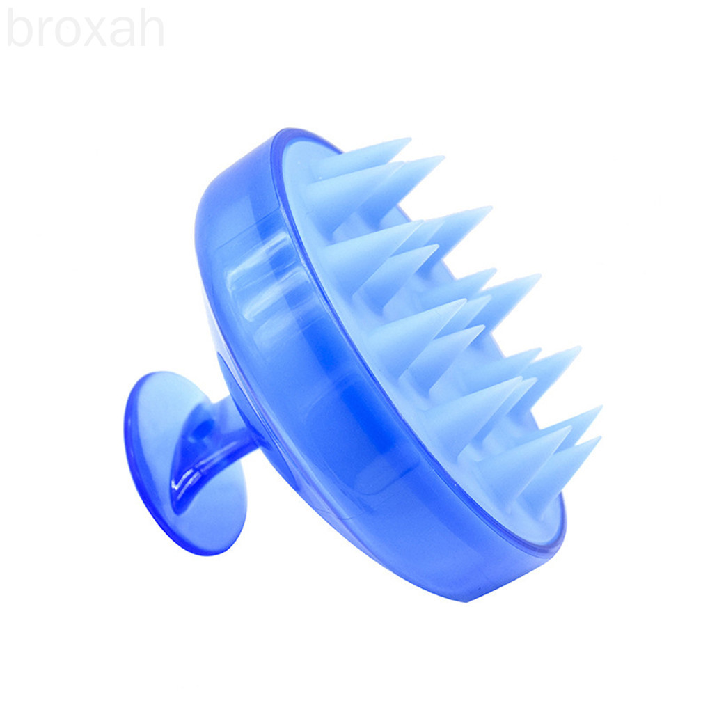 [Hàng mới về] Lược silicon mềm mát xa chăm sóc da đầu chuyên dụng