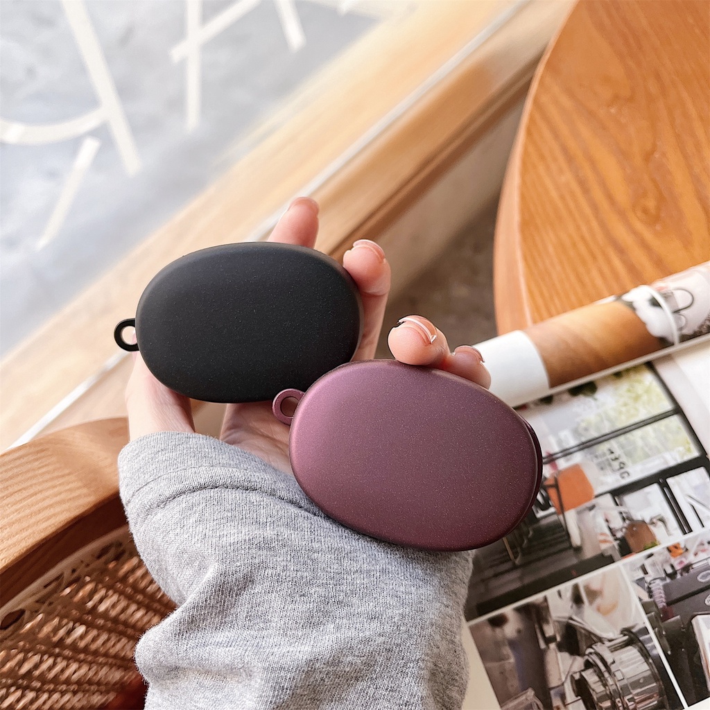 Vỏ Bảo Vệ Hộp Sạc Tai Nghe Bluetooth Không Dây Baseus Bowie E2 Màu Trơn Chống Sốc