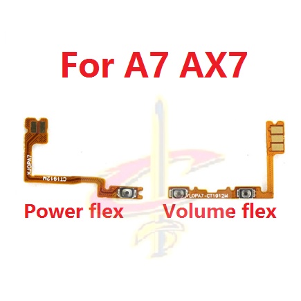 Cáp Nút Nguồn âm lượng Cho OPPO A7 AX7