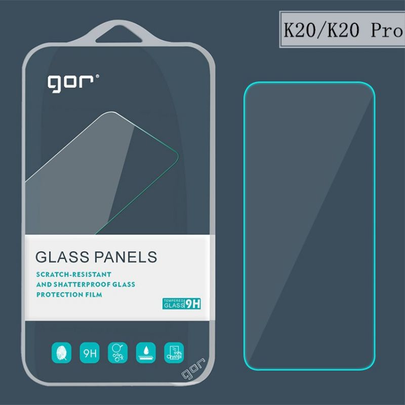 Bộ 2 miếng kính cường lực Gor cho Xiaomi redmi K20/K20 pro/mi 9T Full Box