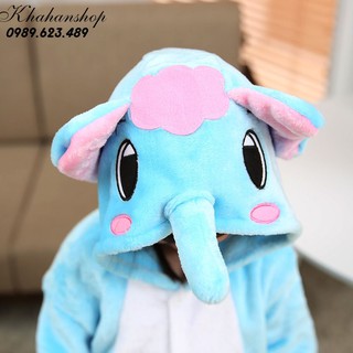 Bộ Đồ Thú | Con Voi Xanh | Freeship | Khuyến Mãi Mua 5 Bộ Đồ Thú Giảm 100k