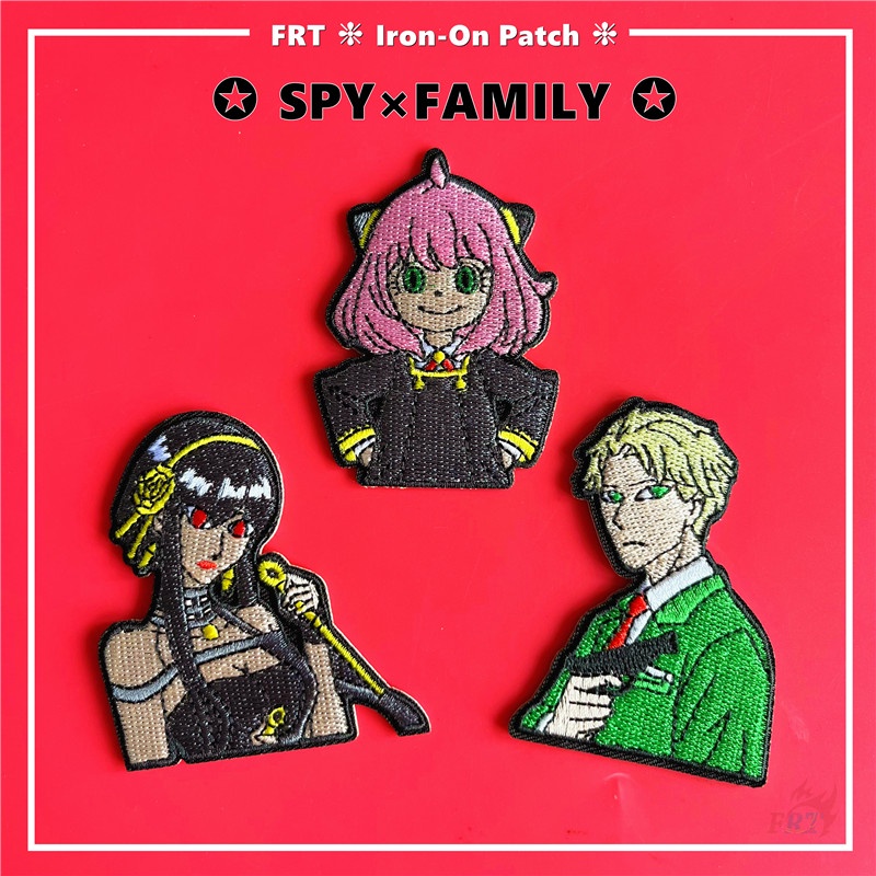 ☸ Spy×family - Miếng Dán Ủi Hình Anime ☸ 1 Cái Tự May Thêu Trên Sắt Trên Huy Hiệu Miếng Vá