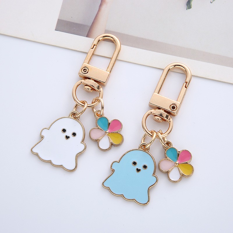 Vỏ bảo vệ hộp sạc tai nghe Airpods hình ma dễ thương nhiều màu sắc
