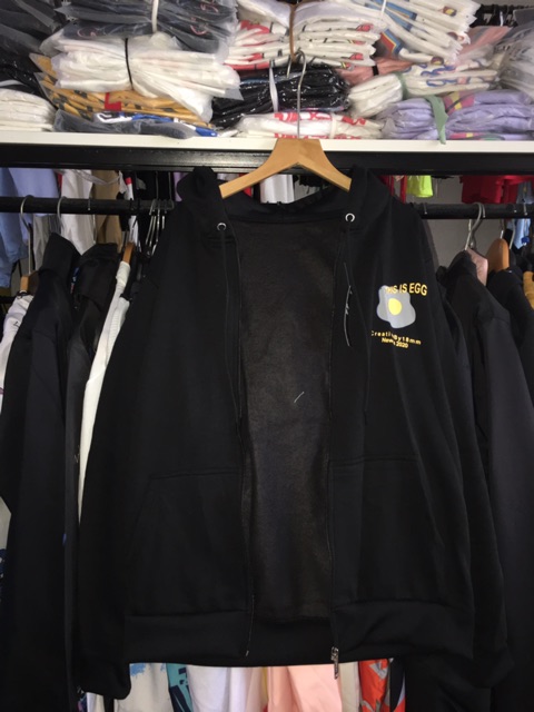 Áo Khoác Nỉ Hoodie EGGS Unisex (ẢNH THÂT) | BigBuy360 - bigbuy360.vn