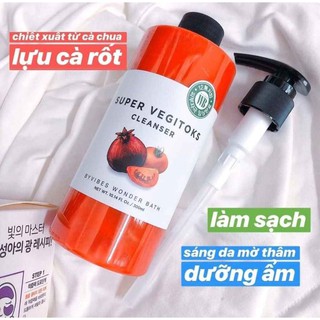 Sữa rửa mặt rau củ Super Vegitoks Cleanser