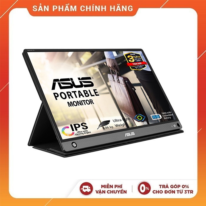 [NHẬP ELLMALL1TR5 GIẢM 11%] Màn Hình Di Động ASUS ZenScreen MB16AHP 15.6" IPS FHD,7800mAh,USB Type-C