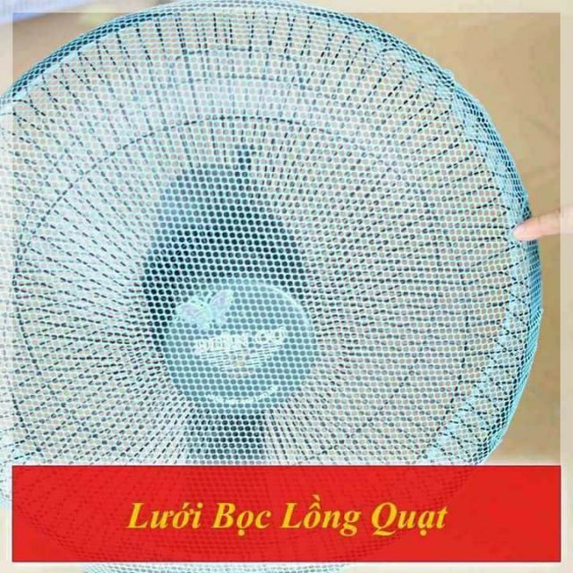 (Màu ngẫu nhiên) Lưới trùm quạt an toàn cho bé (đường kính 30 - 35cm)