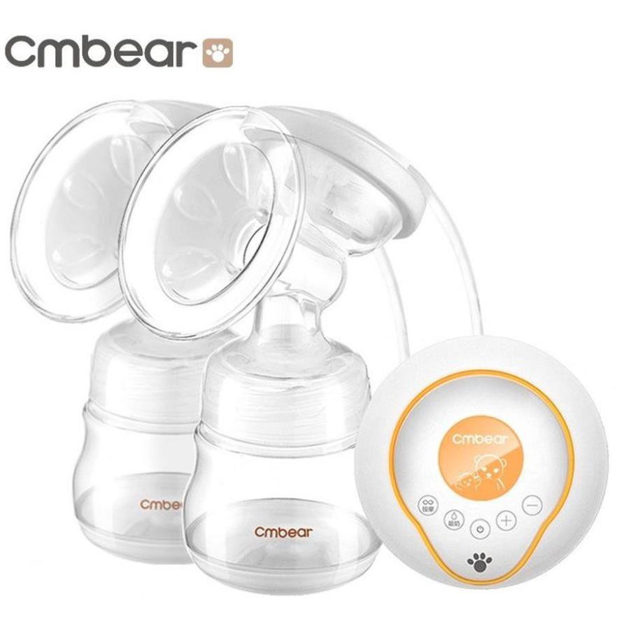 Máy Hút Sữa CMbear Điện Đôi mát xa kích sữa tặng 20 túi trữ Sữa