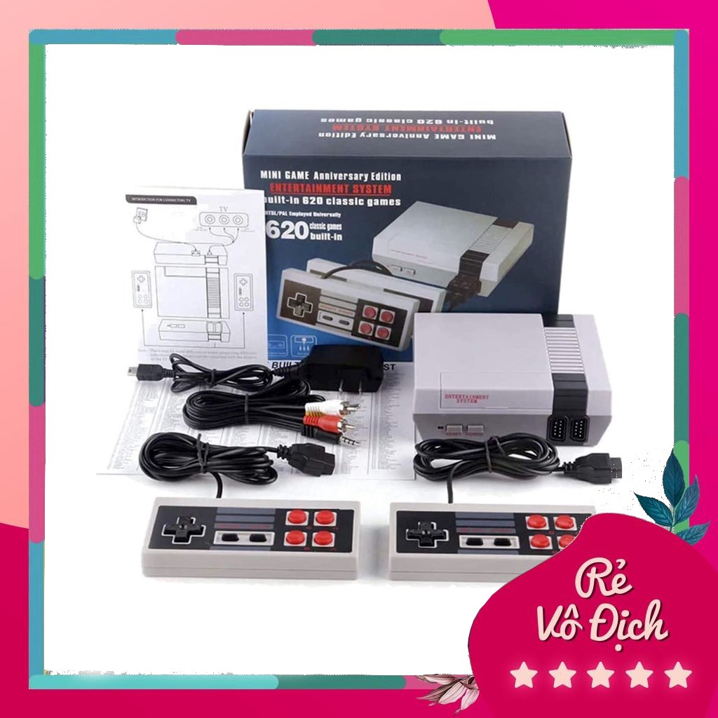 [Blcomputer] Máy chơi game 4 nút 2 người Famicom Coolbaby sẵn 620 Game