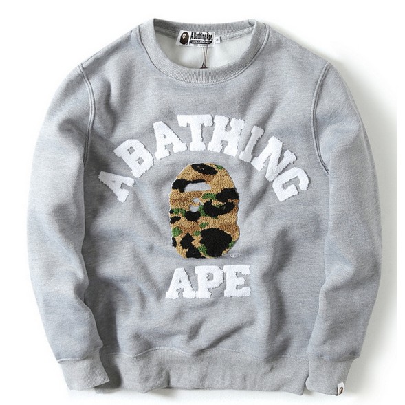 Áo Sweater Thêu BAPE Cổ Điển Giản Dị Cho Nam Và Nữ