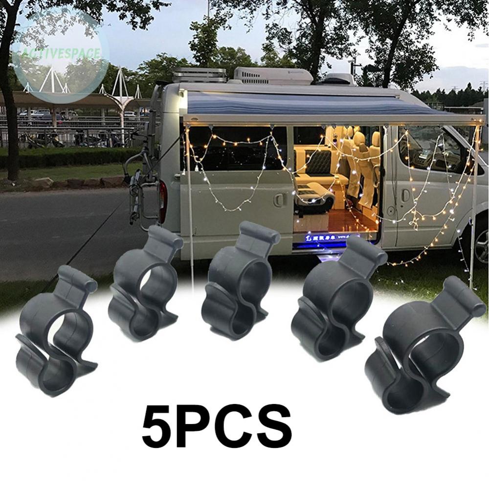 5x Camping Awning Hooks Clips RV Tent Hangers Light Hanger For Caravan Campers