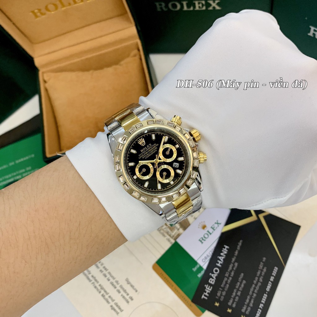 [Full box như ảnh] Đồng hồ nam Rol cao cấp Bản 40mm siêu cấp tặng vòng tay và hộp xịn trangmoonshop | BigBuy360 - bigbuy360.vn