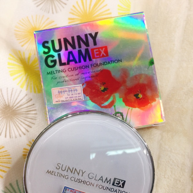 Kem nền đa năng SUNNY GLAM EX MELTING CUSHION FOUNDATION