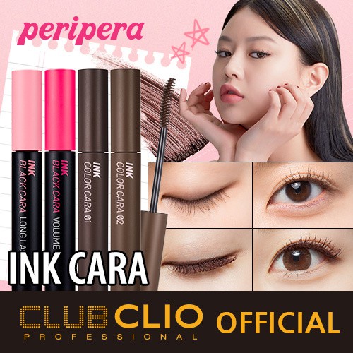 Mascara Chải Mi Peripera Ink Color Cara 8G