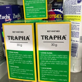 Phấn bột  TRAPHA của traphaco khử mùi hôi của chân và giày