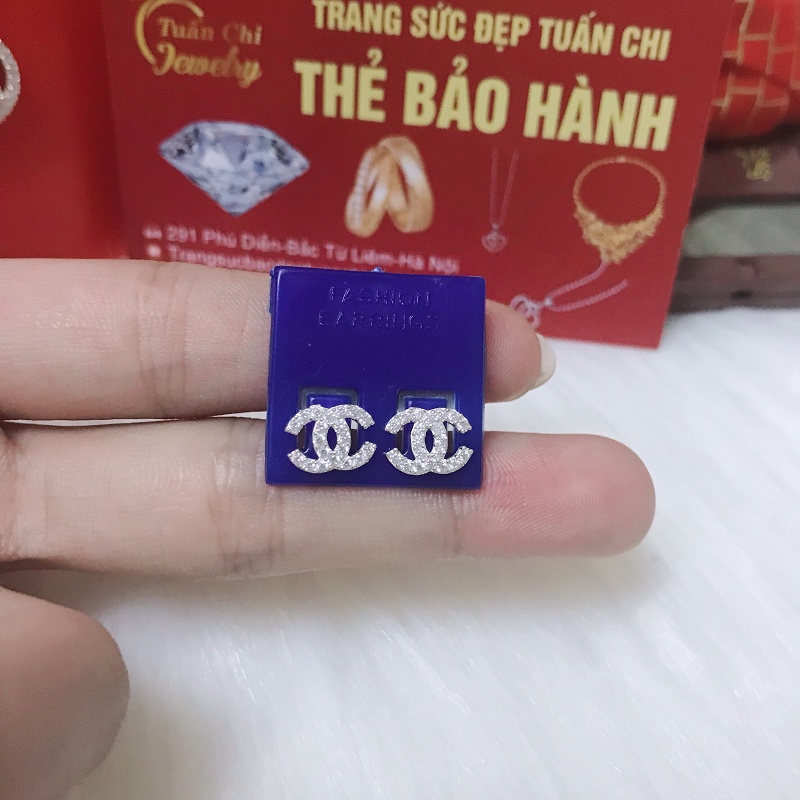 🌺ẢNH THẬT🌺 Bông Tai Bạc Chữ Siêu Hot Và Cá Tính