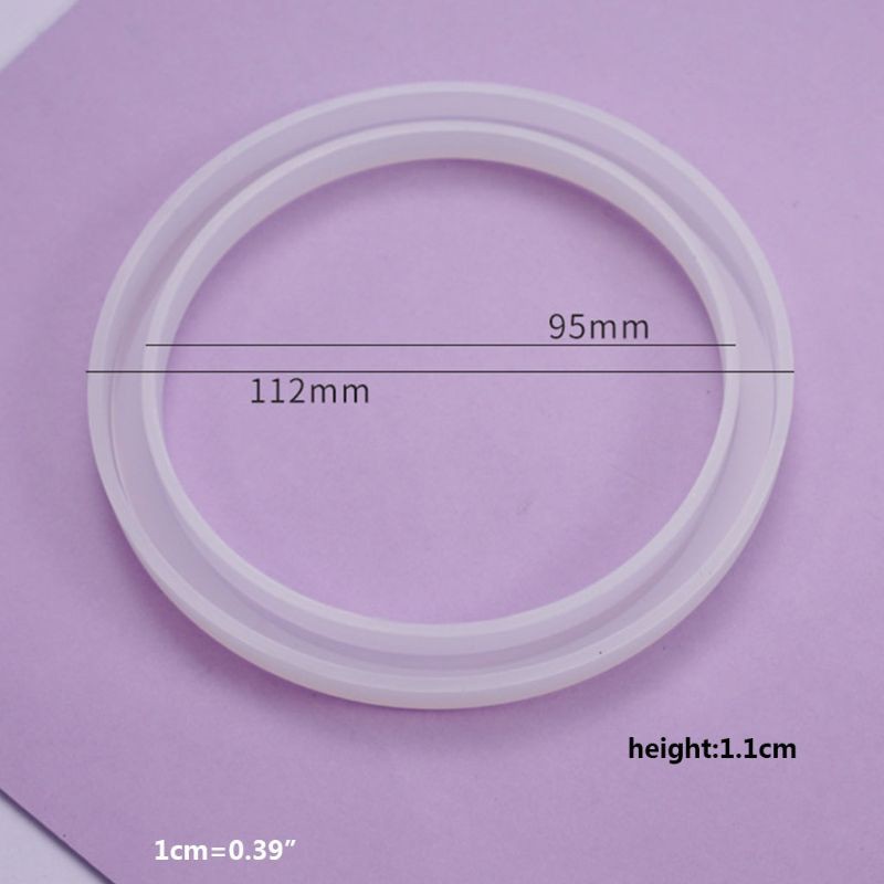 Khuôn đúc epoxy resin làm đồ trang sức hình vòng nhẫn bằng silicon