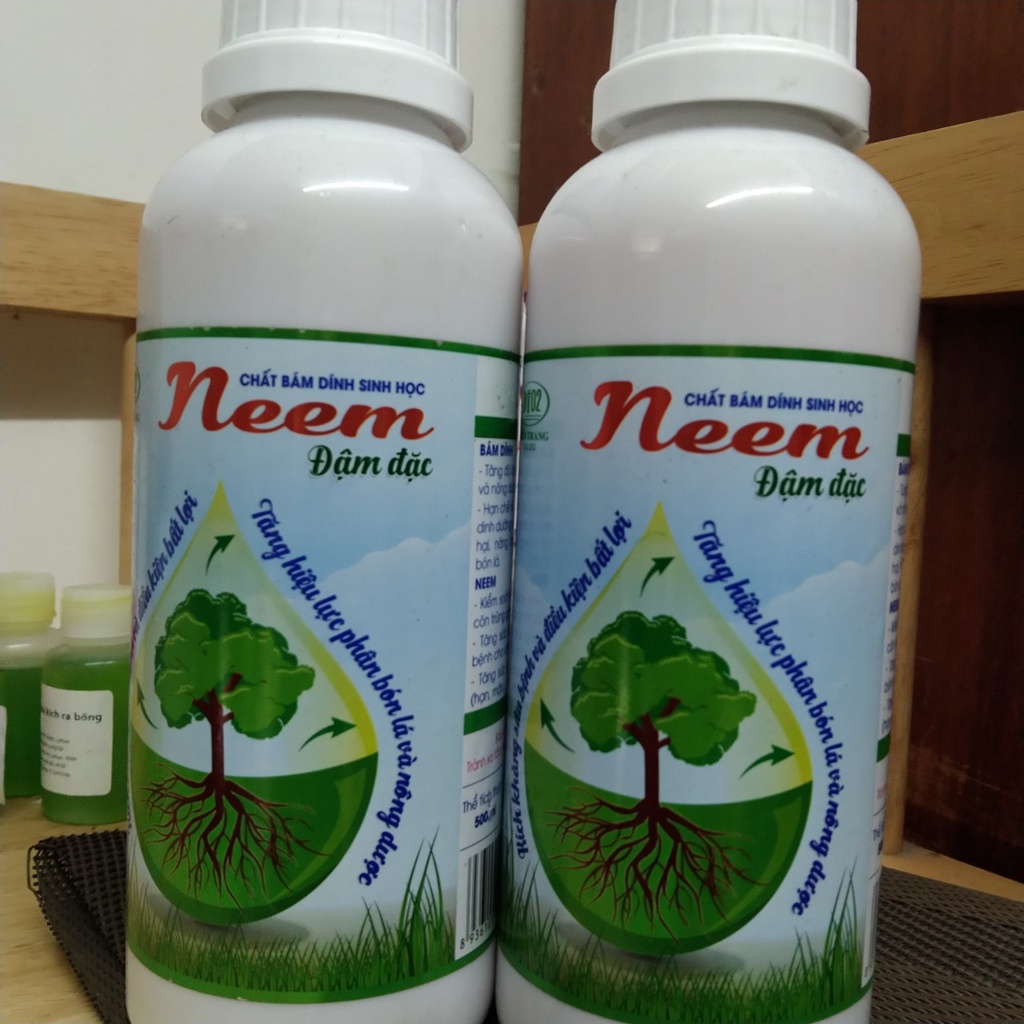 Chất bám dính Sinh học NEEM Tăng độ lan trải, bám dính của phân bón lá và nông dược lên các bộ phận của cây