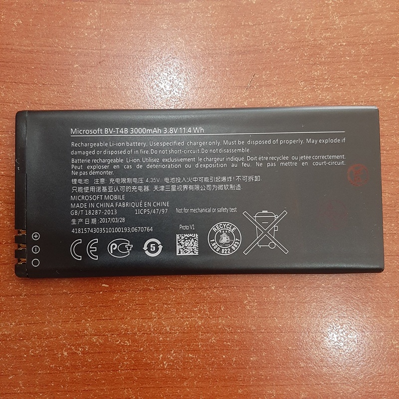Pin điện thoại Microsoft Lumia 640XL (BV-T4B) xịn