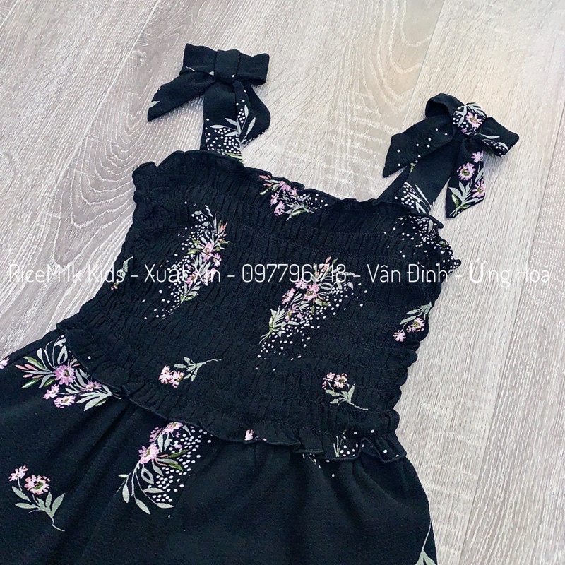 Jum vai nơ hoa đen xuất xịn