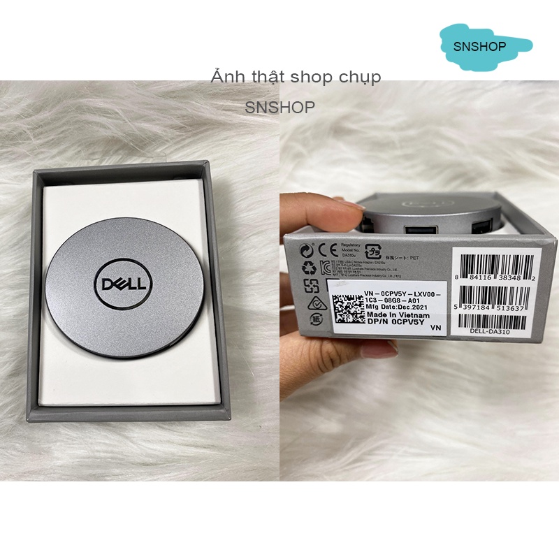 Hub Dell DA310, Da310u - Dock USB C  Xuất Màn Hình 4K 60HZ Cho Laptop, Samsung Dex -SNSHOP