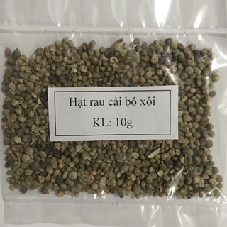 10g hat rau các loại
