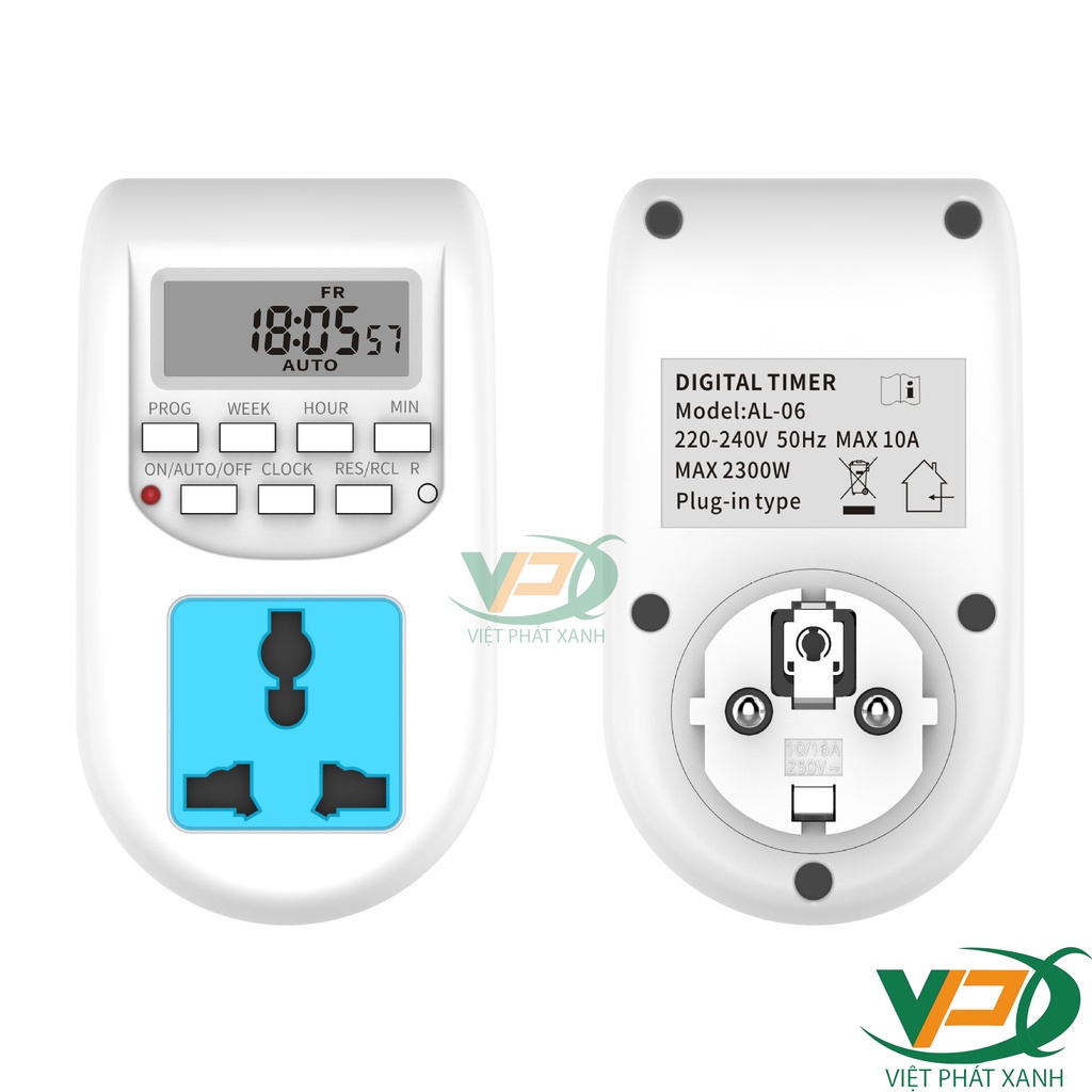 Ổ cắm hẹn giờ bật tắt tự động AL -06