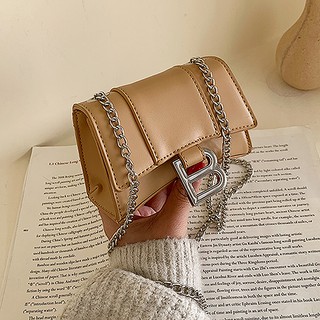 (HOT) Túi đeo chéo mini khóa chữ B thời trang CS775