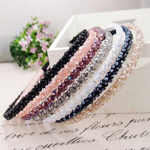 Băng Đô Hoa Pha Lê Handmade J03