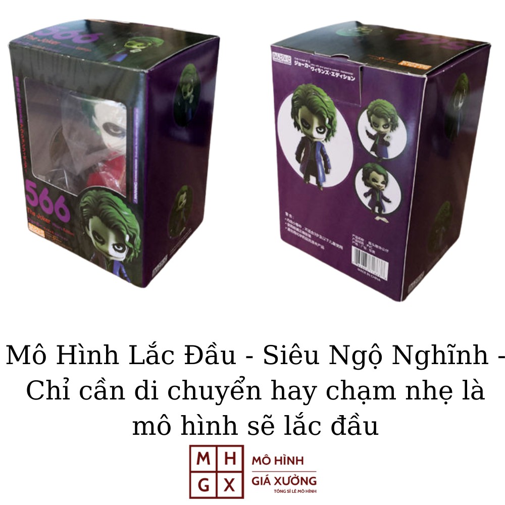 Mô Hình Joker Chibi  lắc đầu - Trang trí taplo ô tô - Trang trí bàn học bàn , bàn  làm việc  - Kê Điện Thoại - Figure