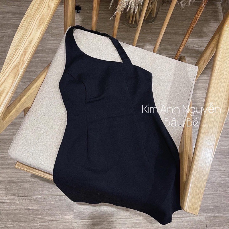 [Siêu Hot] Váy Đen Cổ Chéo Cá Tính , Đầm Thiết Kế Có Ảnh Thật Kèm Video | BigBuy360 - bigbuy360.vn
