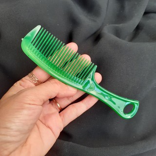 Lược chải tóc bỏ bóp màu xanh 14cm