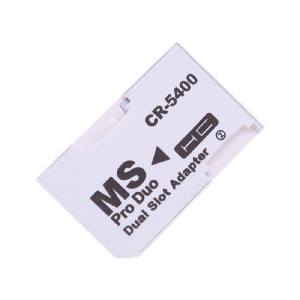 Bộ chuyển đổi thẻ nhớ hai khe cắm TF sang MS Micro SD Reader Produo dành cho PSP W29