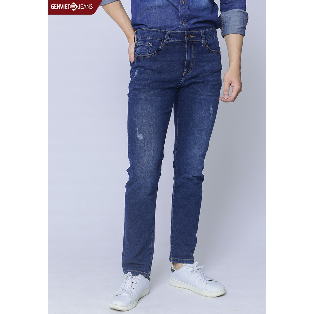  Quần dài jeans Nam T1108J974 GENVIET JEANS