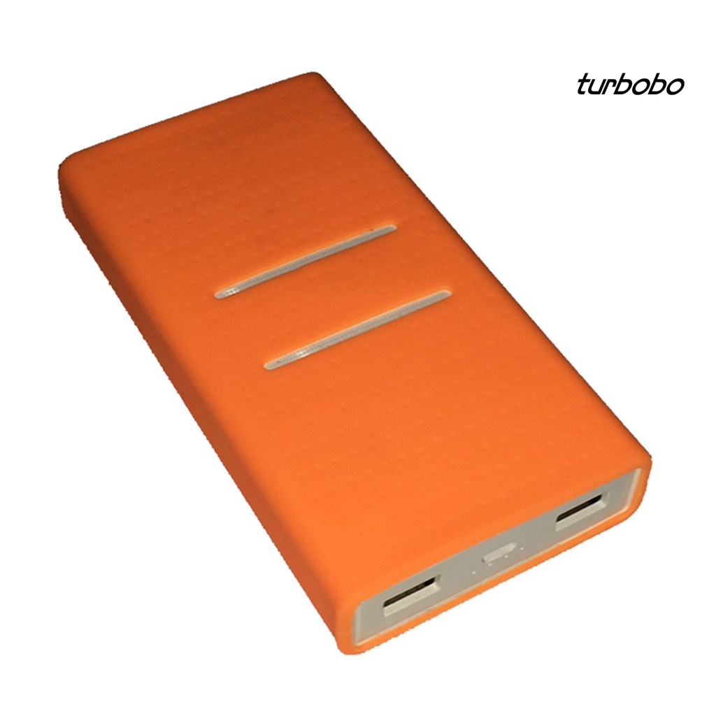 Vỏ Silicon Mềm Màu Trơn Chống Bụi Bảo Vệ Pin Sạc Dự Phòng Xiaomi 20000mAh