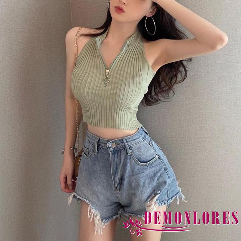 Áo Crop Top Hai Dây ThờI Trang SàNh ĐiệU Cho Nữ