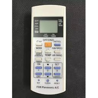 Remote Điều khiển điều hòa panasonic CS 2 Chiều