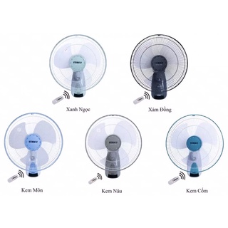 Quạt treo tường điều khiển từ xa remote Senko TR1628 mẫu mới có sẵn pin AA thay thế TR828-47w