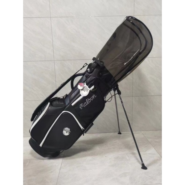 Golf túi gậy Malbon 2 nắp thay đổi đa dạng cao cấp mới