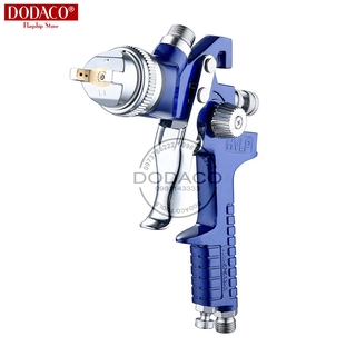[Ảnh thật] Súng phun sơn áp thấp HVLP H-827 đầu 1.4mm bình trên 600ml hàng đẹp chất lượng cao loại 1 giá sỉ