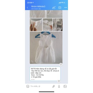 Váy HM bé gái Bích Trâm