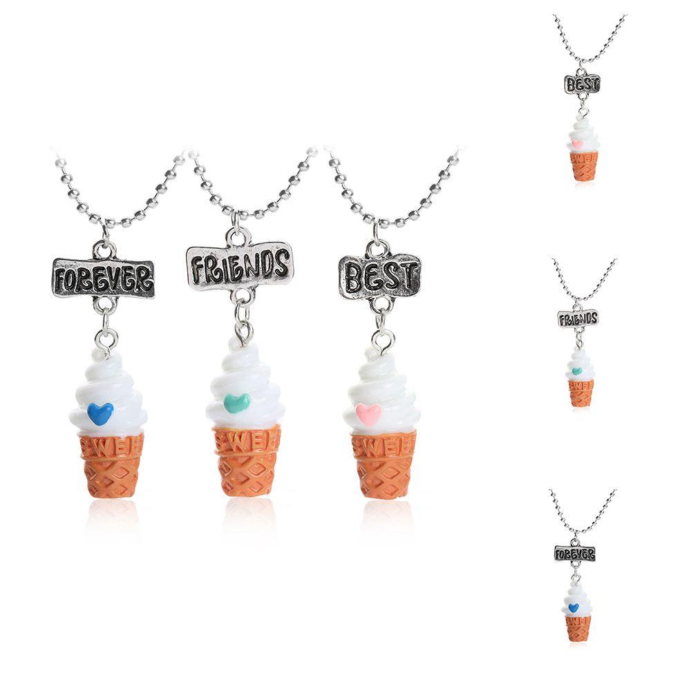 Set 3 Vòng cổ Tình Bạn Mặt Ghép Hình Thời Trang|Tông Màu Da
