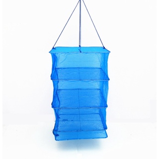 Lồng lưới treo 4 tầng phơi cá 35x35x65cm