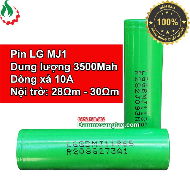 pin LG 3500mah cũ ✅ (giá sỉ)