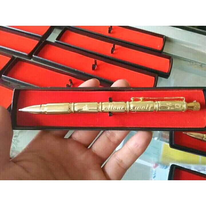 Bút bi vỏ đạn k54 5 đốt khắc Laser